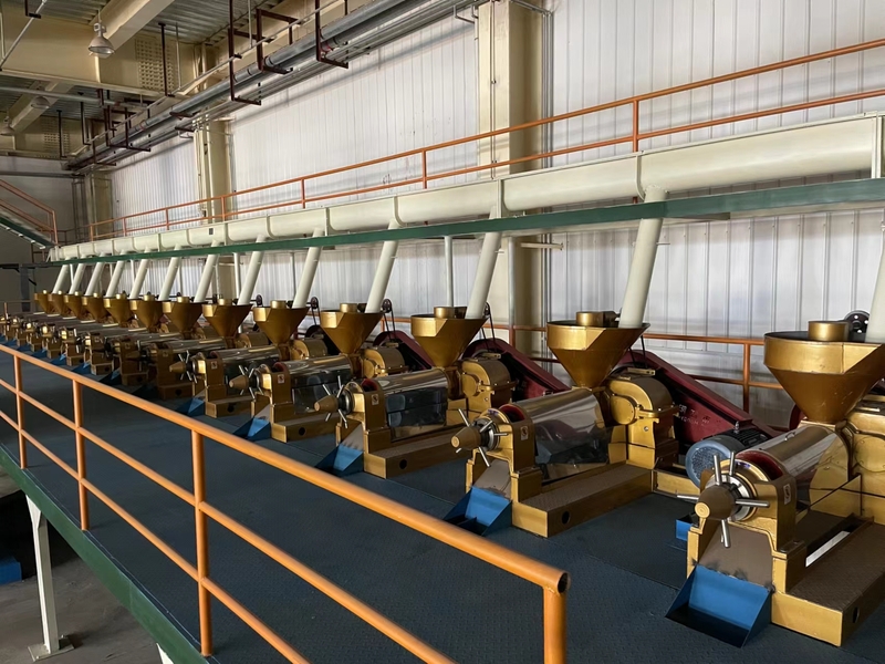 20T-250T/D rapeseed and sunflower seed complete oil pressing equipment production line(图3) 20T-250T/D rapeseed and sunflower seed complete oil pressing equipment production line(图3)