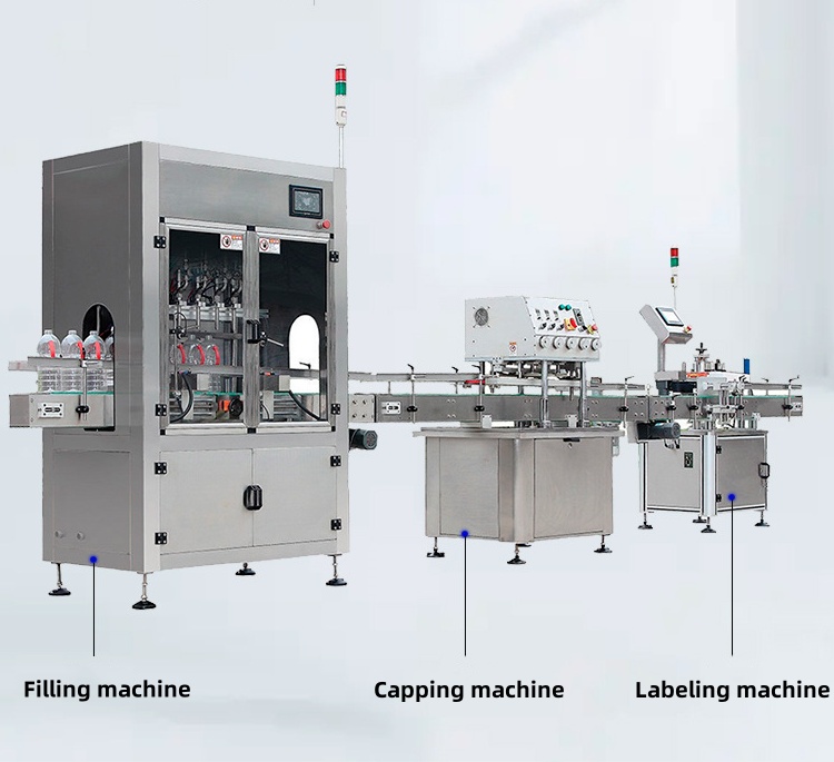 Fully automatic oil filling production line(图1) Fully automatic oil filling production line(图1)